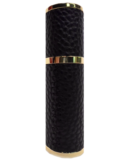 ATOMIZADOR VIDRIO DE LUJO CON CUBIERTA DE PIEL (5ml)