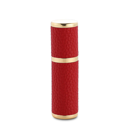 ATOMIZADOR VIDRIO DE LUJO CON CUBIERTA DE PIEL (5ml)