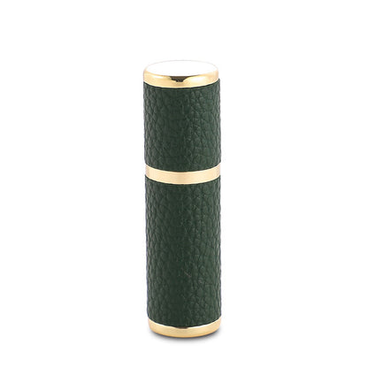 ATOMIZADOR VIDRIO DE LUJO CON CUBIERTA DE PIEL (5ml)