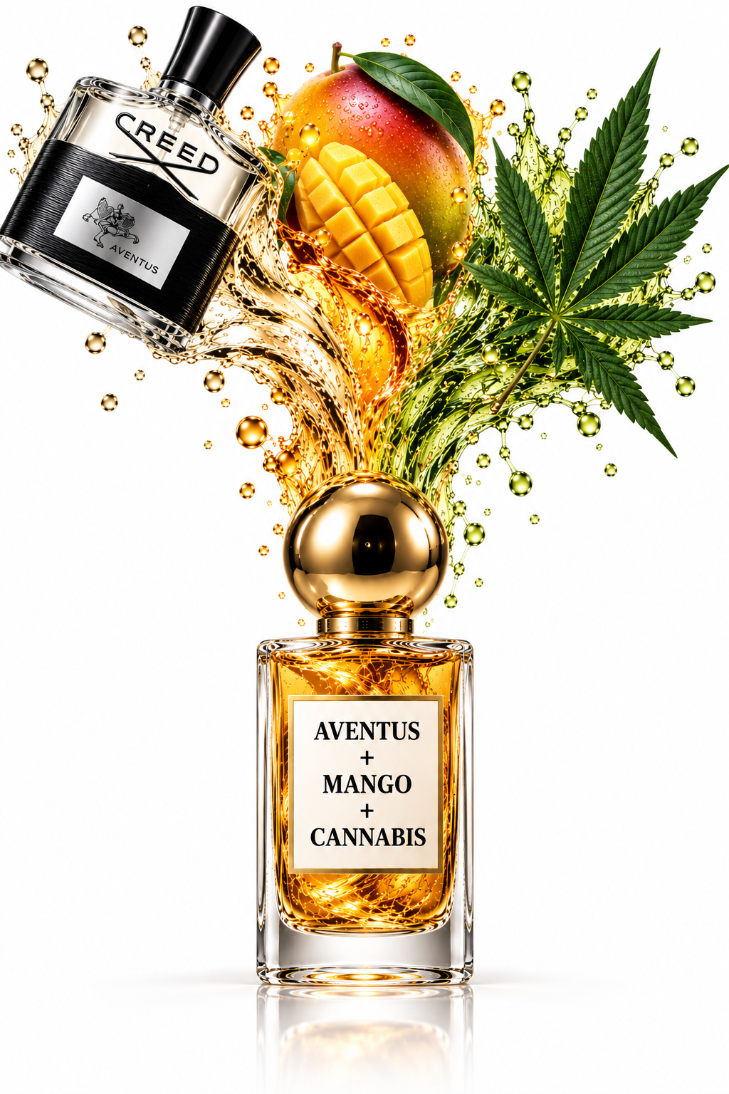 creacion de aventus+mango+cannabis