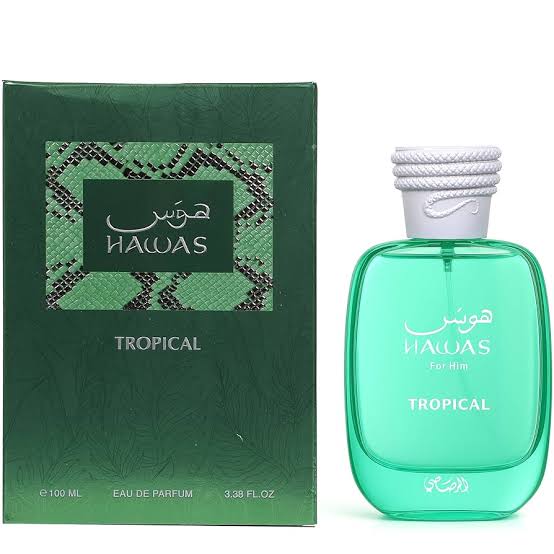 Hawas Tropical - Rasasi – Reina Roja Perfumería